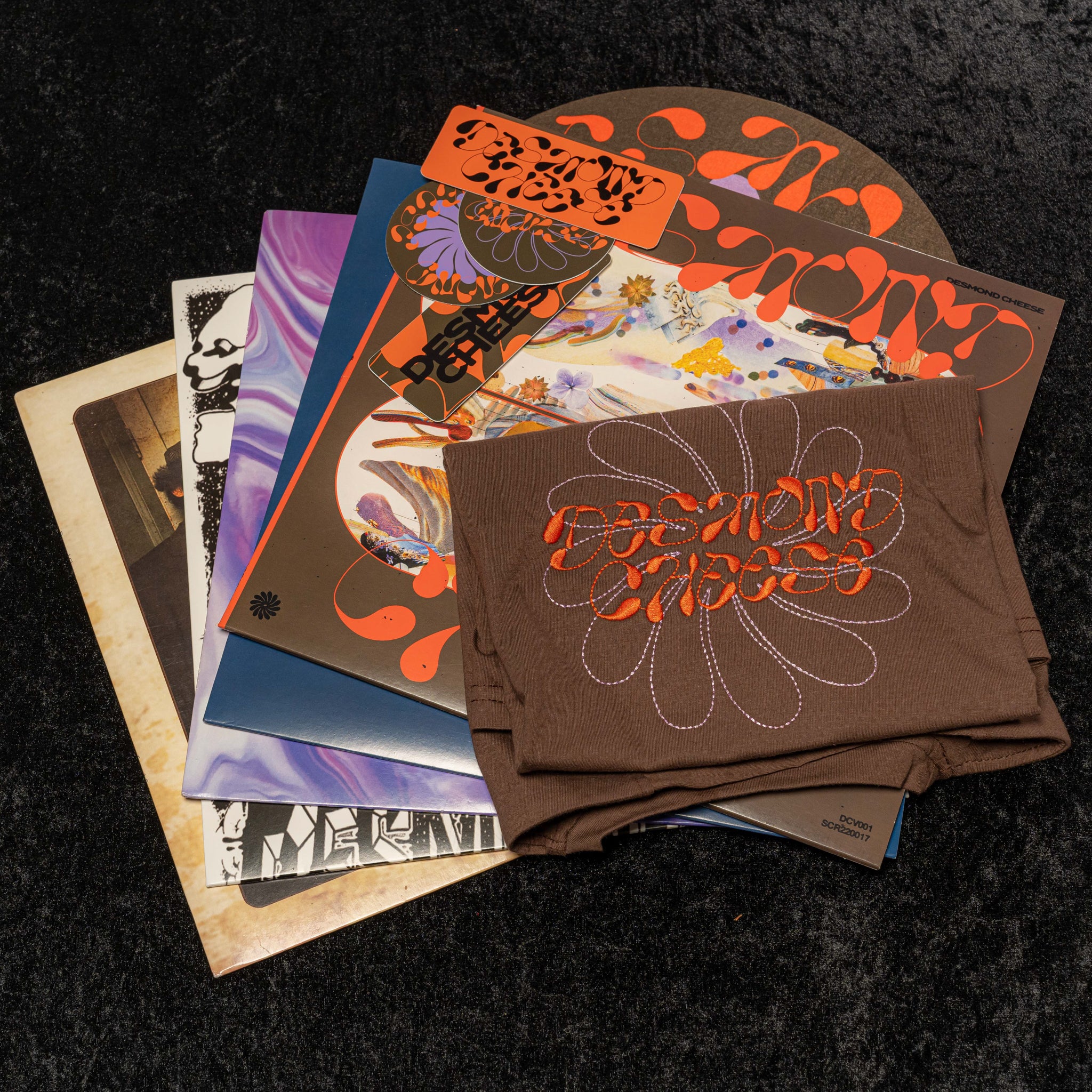 Desmond Cheese Big Bundle - Full Discography, Slipmat, Shirt and Stickers